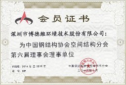 中国钢结构协会空间结构分会理事会理事单位