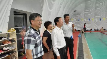 国家体育总局副局长赵勇一行参观博德维天津项目