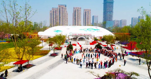 扬州烟花三月国际经贸旅游节气膜会议馆