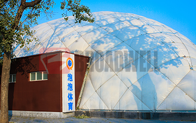 北京泡泡体育平乐园体育中心气膜篮球馆   