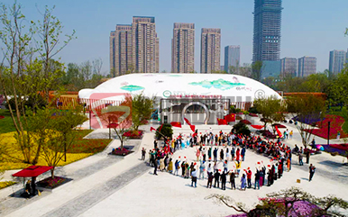 扬州“烟花三月”国际经贸旅游节气膜式主会场