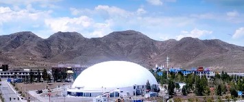 珠峰下的气膜馆，海拔4000米的雪域小城迎来城市新地标