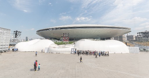 2018年上海科创嘉年华展会气膜展览馆