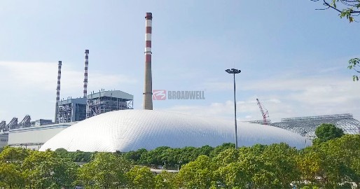 江阴苏龙热电有限公司气膜煤场