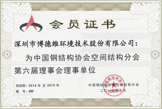中国钢结构协会空间结构分会理事会理事单位