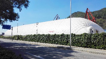 气膜建筑出现漏气,该怎么处理?